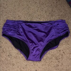 Fantasie Swim Purple Bikini Bottoms Size XXL NWT
